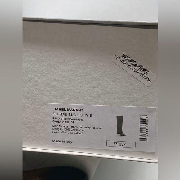 Isabel Marant Ririo Tall Suede Boot size 37 - Picture 9 of 11